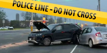 Caledon multi vehicle collision Highway 10