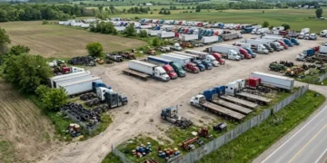 Ontario crack down on illegal truck yards